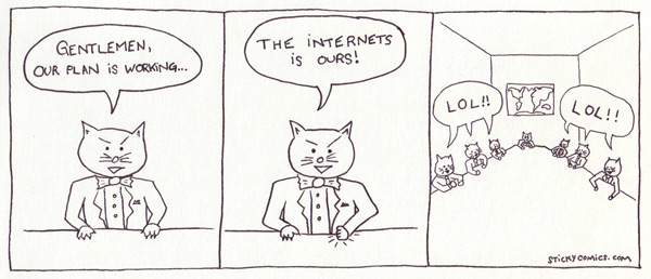 cats rule the internet! lol domination!