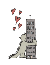 monster_apt_preview-1 Monster In Love Greeting Card