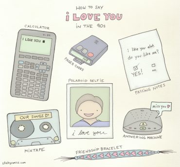 Not pictured: the love note fax :)