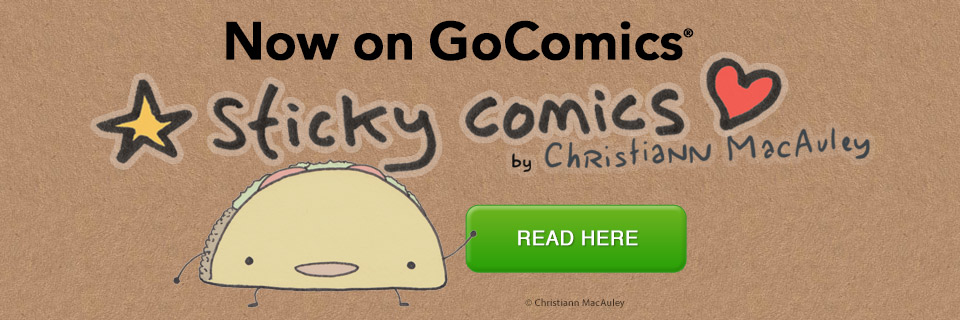 sticky comics - now on go comics