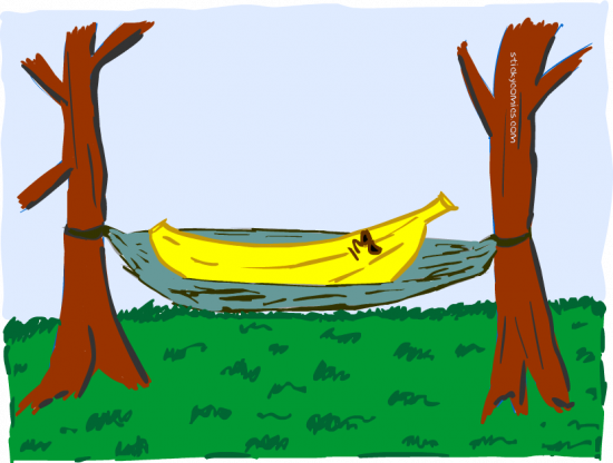 Banana Hammock – sticky comics