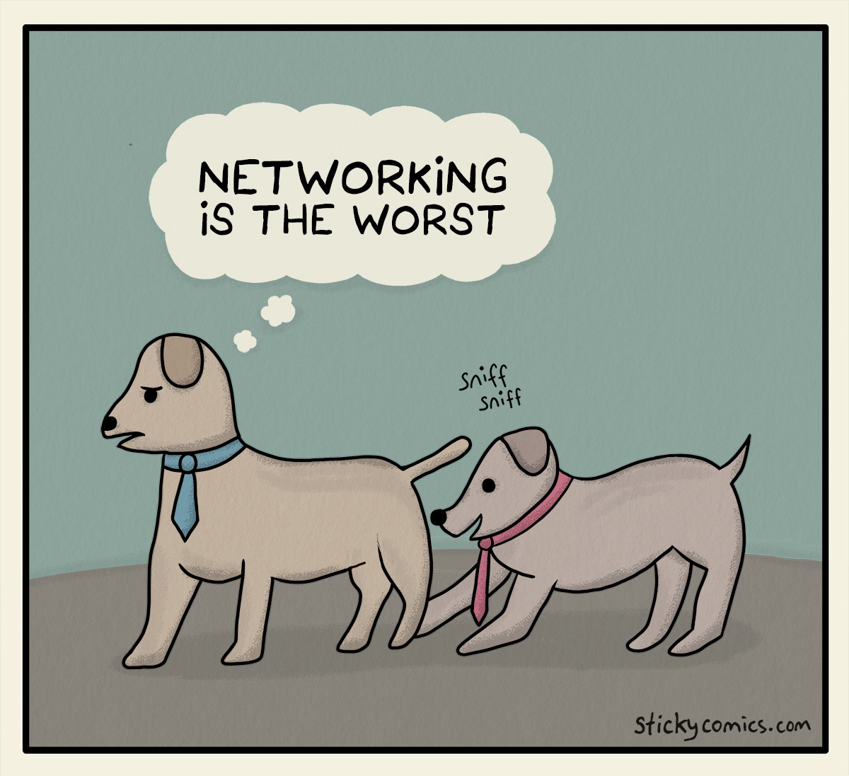 Networking – sticky comics