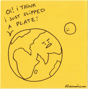 earth slipped a plate