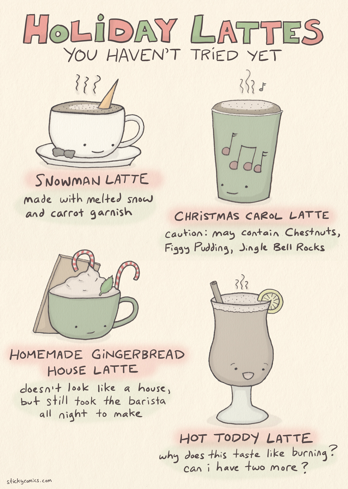 holiday lattes
