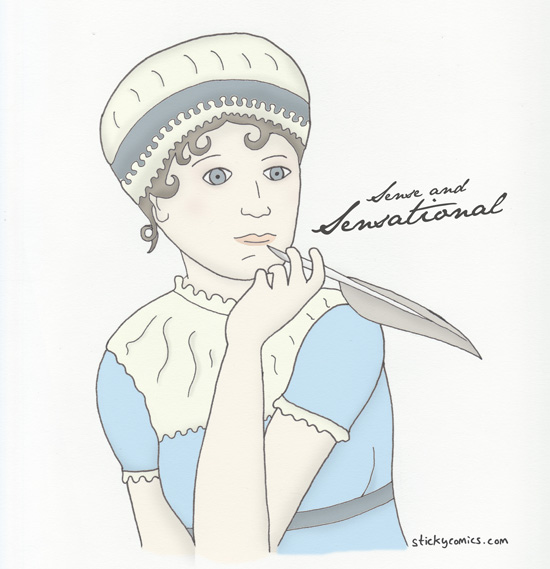 It is a truth universally acknowledged that Jane Austen was a very hip lady