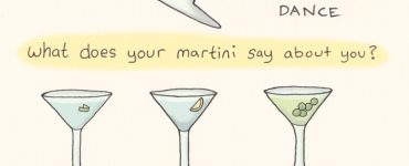 what does your martini say about you? other than "hey, I can hold a saucer full of booze without spilling!" of course...