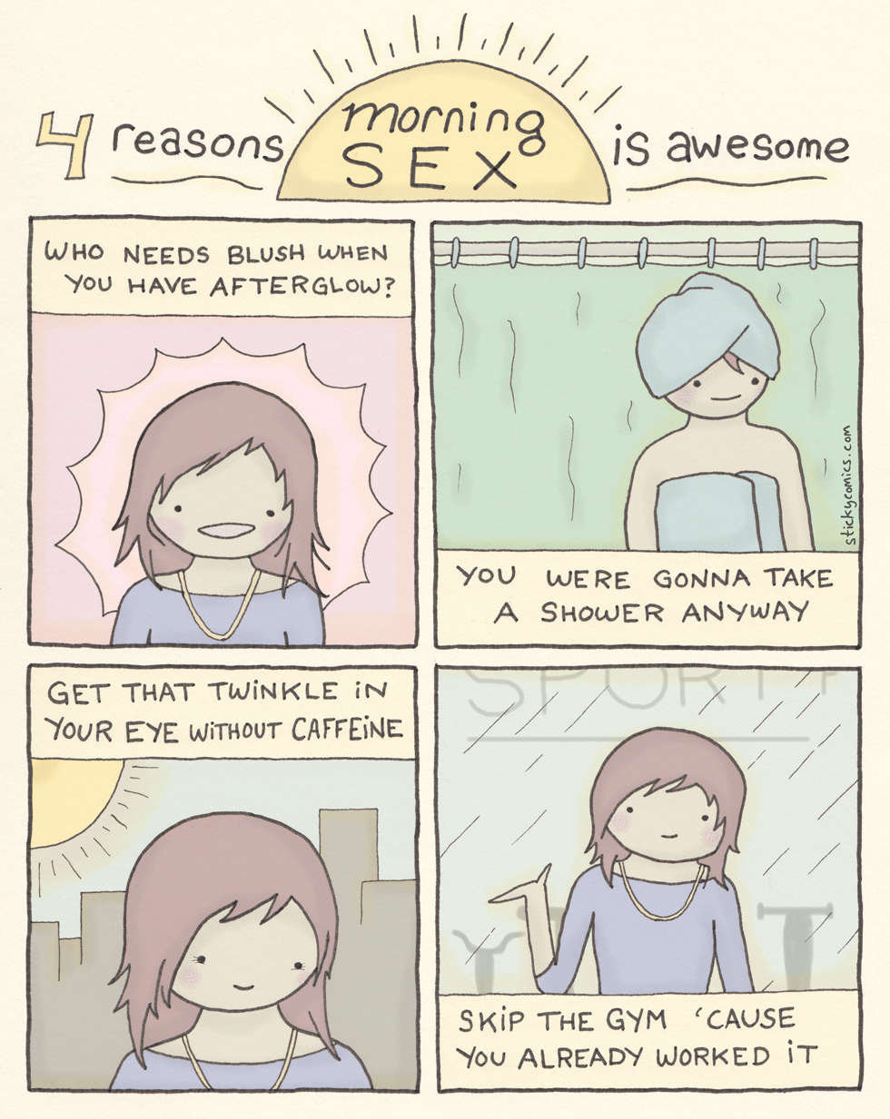 4 Reasons Morning Sex Is Awesome Sticky Comics 