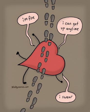 broken heart comic