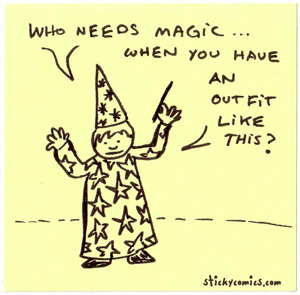 who needs magic when you have an outfit like this?